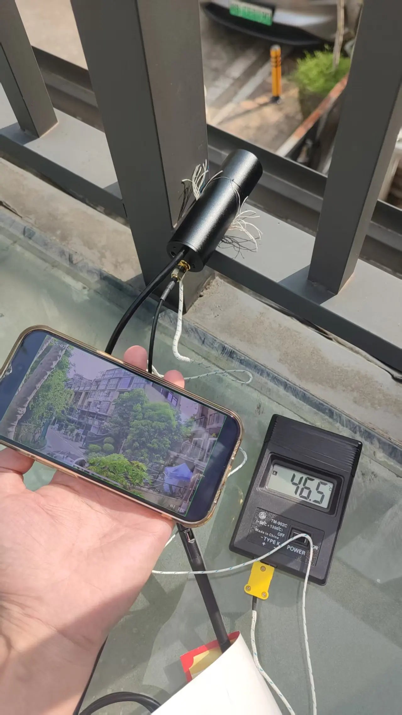 Outdoor Bullet 3K 5MP Mini WiFi Camera met AI Menselijke Detectie