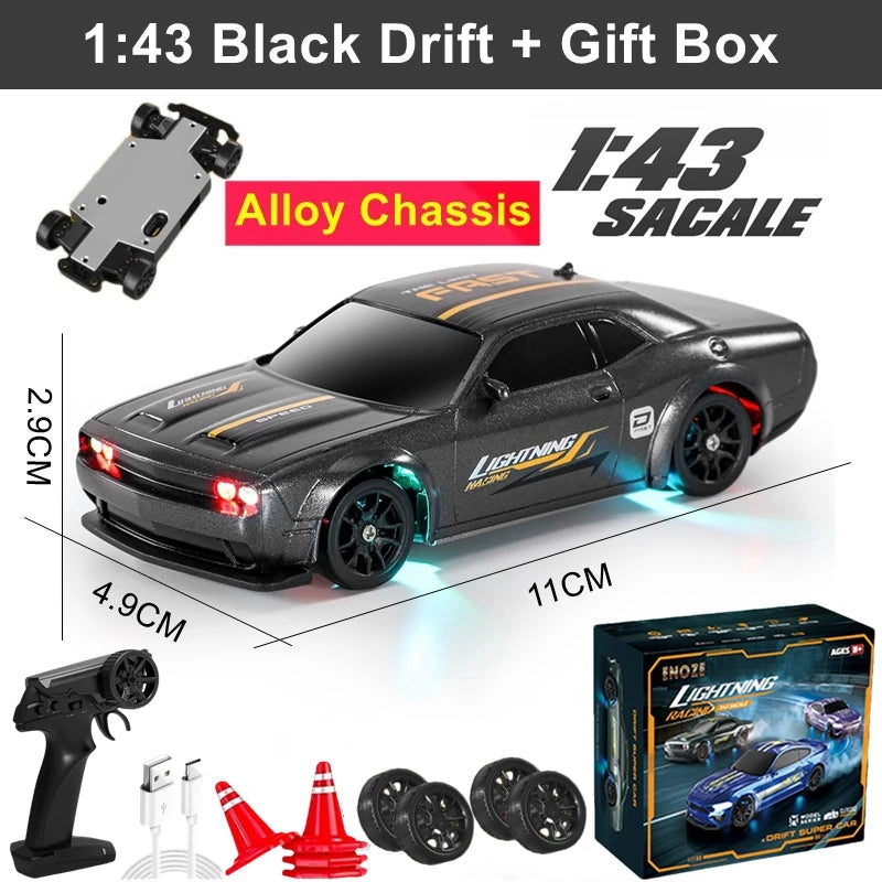 1/64 High‑Speed Drift RC Car 4WD Mini Racing Model