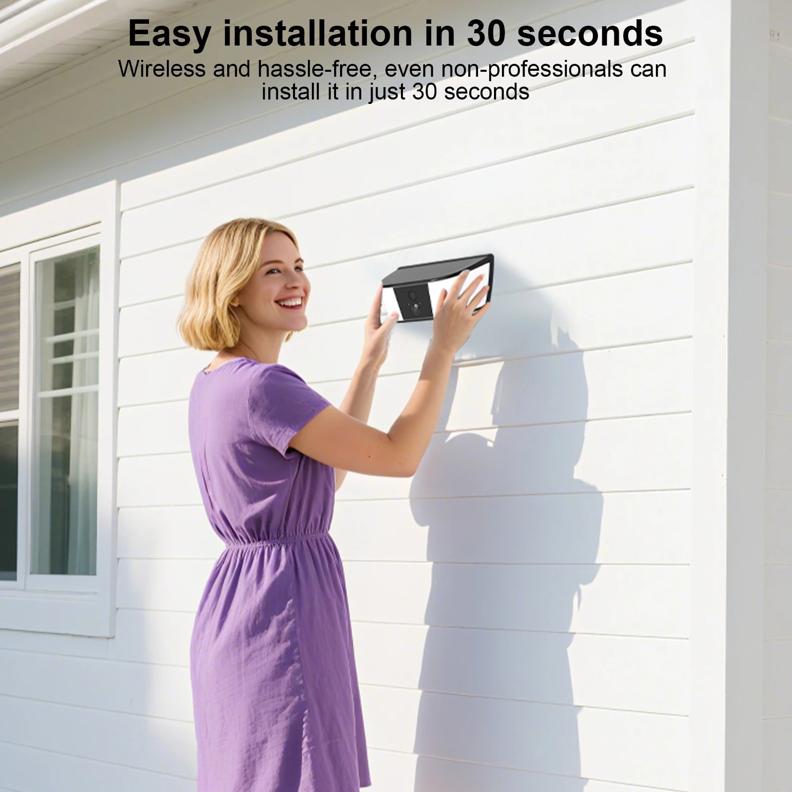 ANRAN 1296P Floodlight WiFi Solar Camera