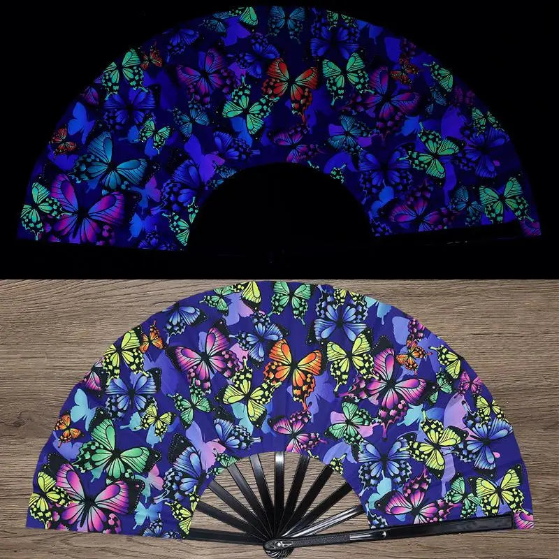 UV-Printed Bamboo Folding Performance Fan