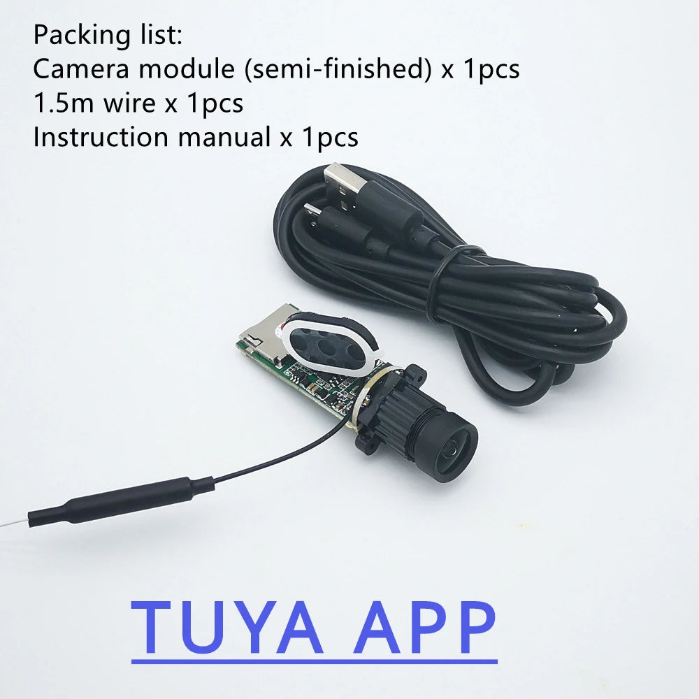 Tuya Mini 1080P WiFi IP Camera Module with Motion Detection