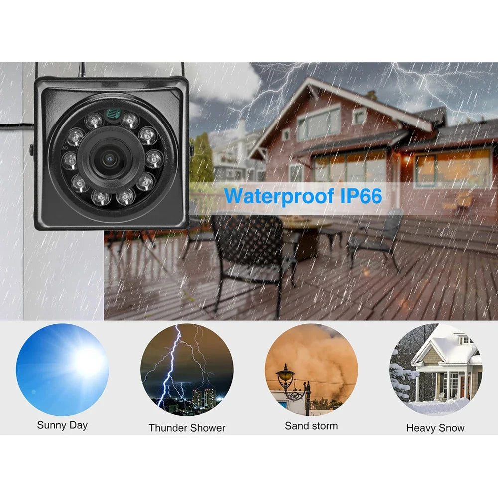 Mini Waterproof Outdoor IP Camera 3MP 4K POE Security Camera with Night Vision