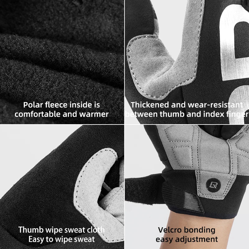 Thermal Cycling Gloves for Cold Weather Riding