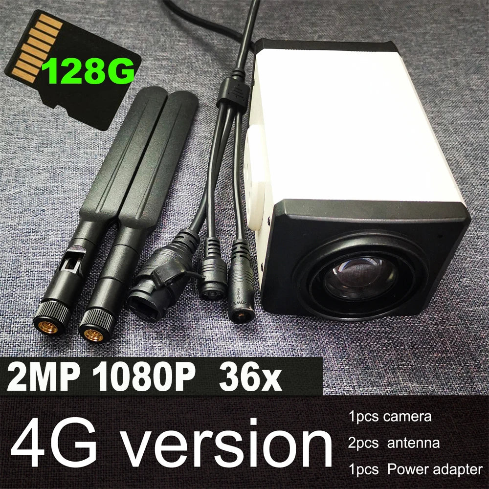 4K 8MP 36X Zoom Security Camera with 4G Connectivity