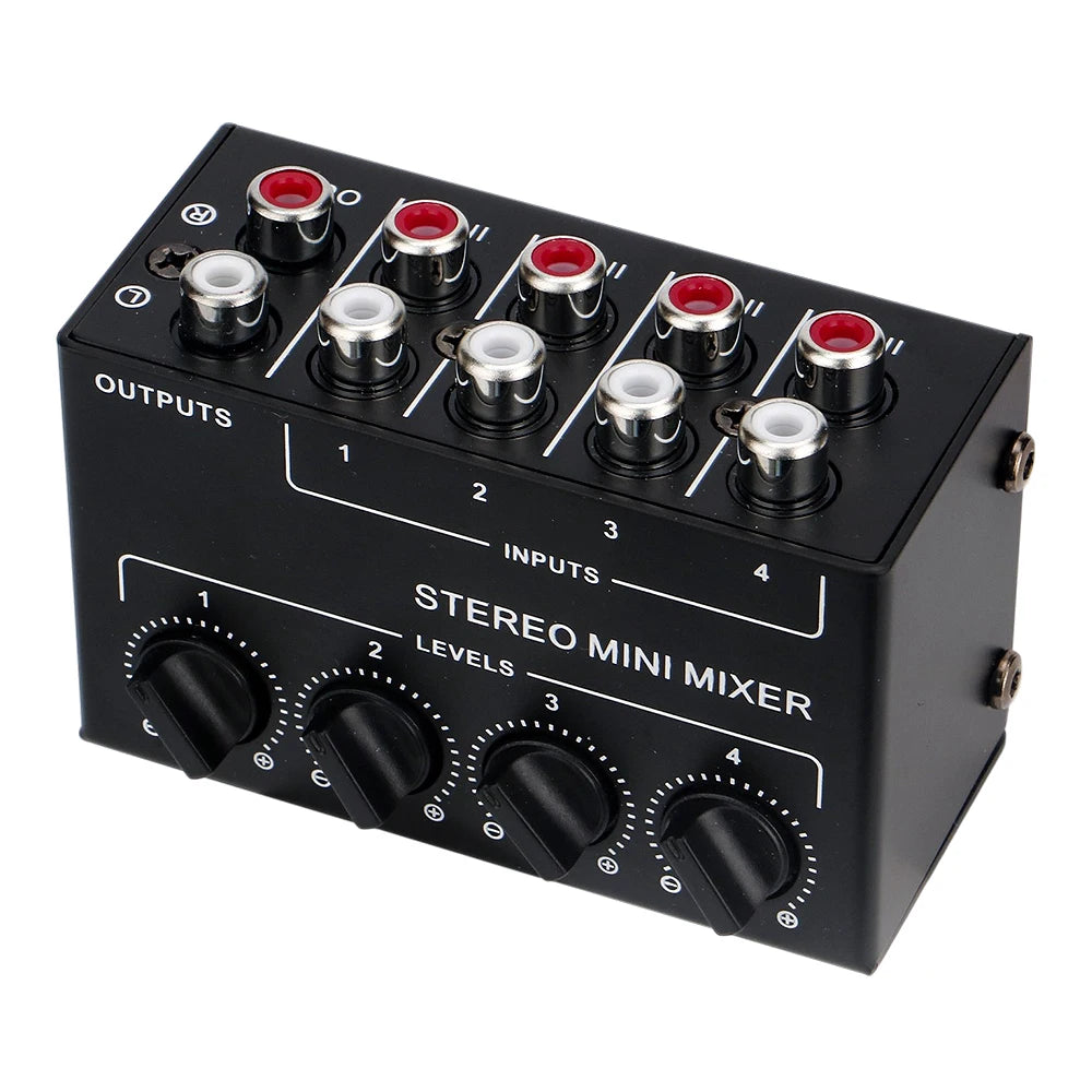 Passive Stereo Mixer - Four or Six Channels