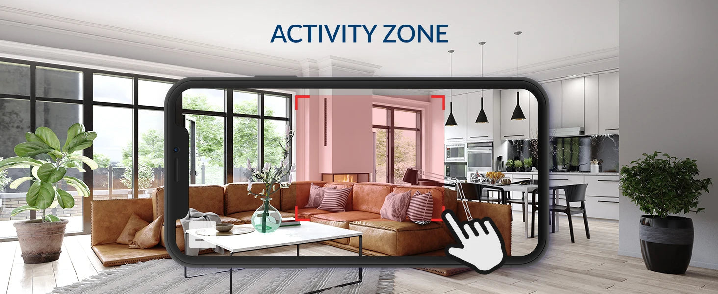 YI Pro Home 2K Wifi Surveillance Camera 3MP IP CCTV Smart Home Baby Pet Monitor Security Protection Compatible with Alexa