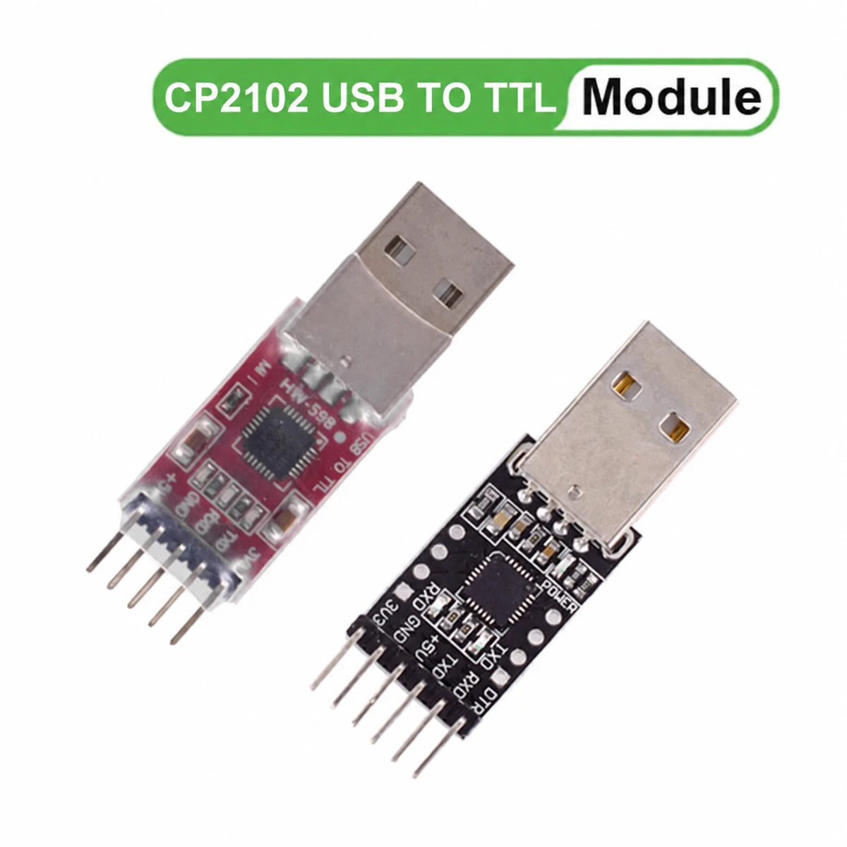 CP2102 USB-til-TTL-serieladapter til UART-projekter
