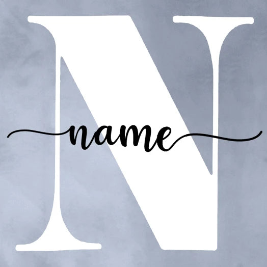 Personalisierte Initial-Baby-Bodysuit – Namensoptionen