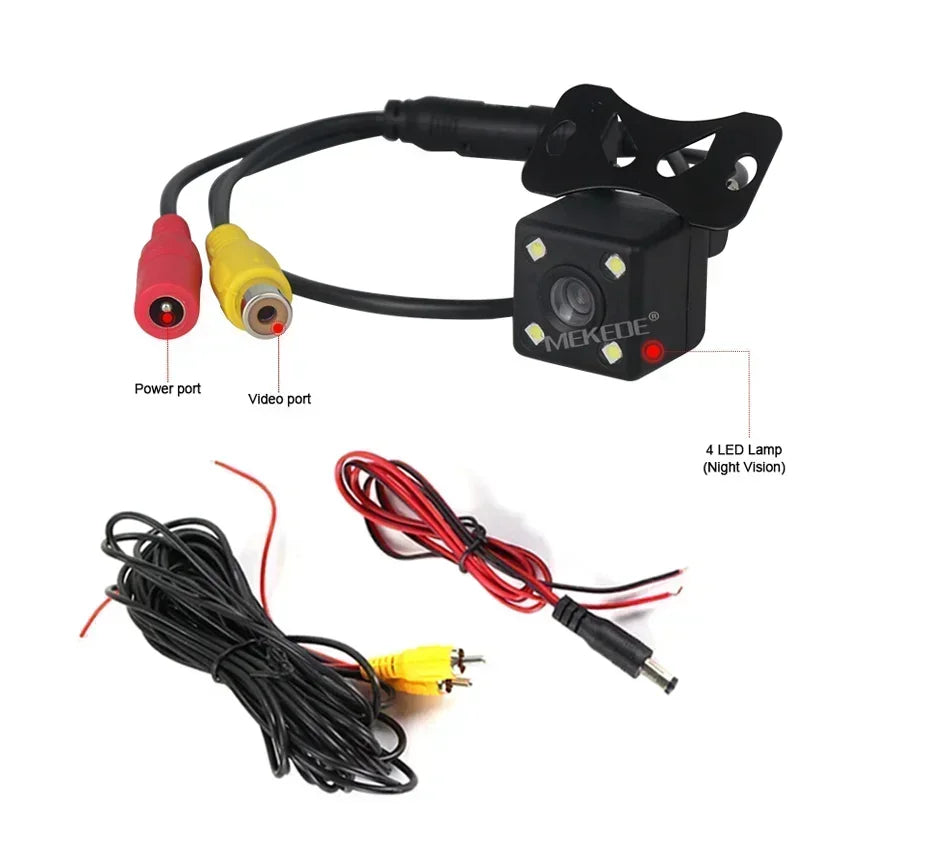 Wired Rear-View Camera, AHD/CVBS Options for Compatible Displays