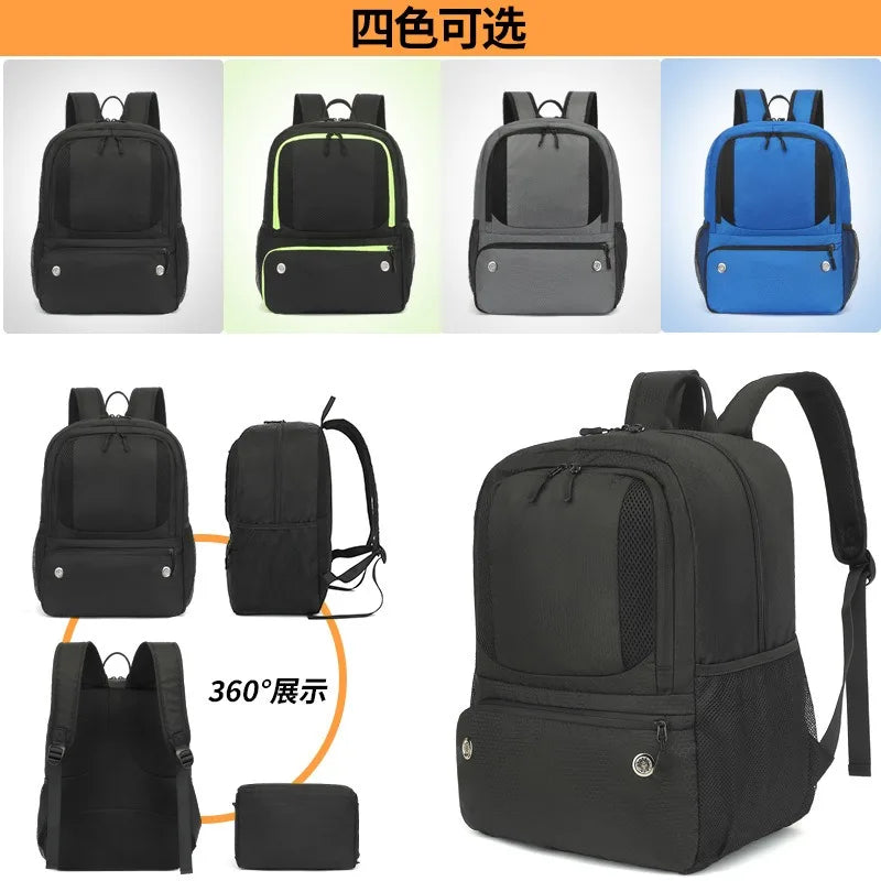 Sports Kit Backpack, 36-55 L, Shoe Pocket and Air Cushion Belt
