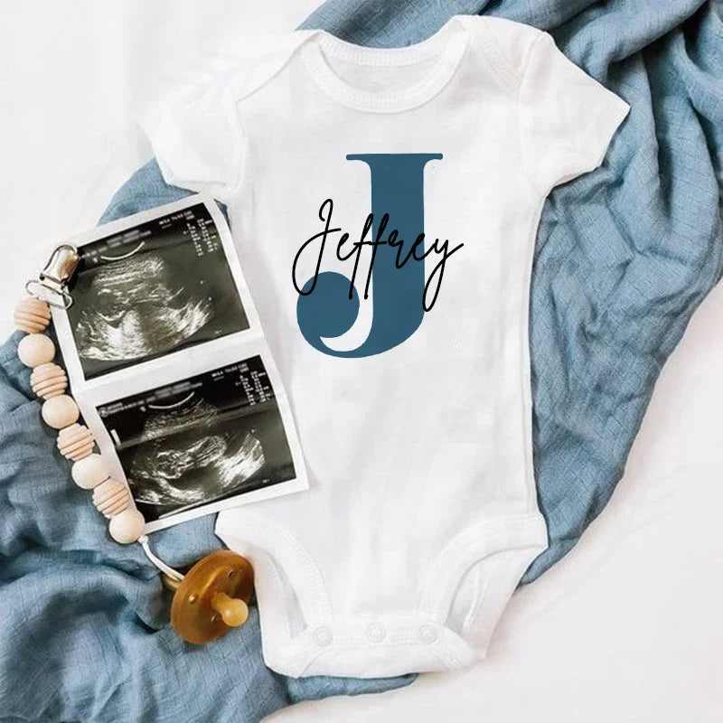 Personalized Initial-and-Name Baby Bodysuit