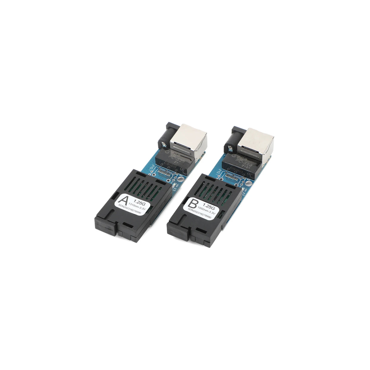 Gigabit Ethernet -fiiber media -muuntajat