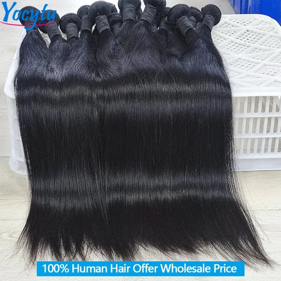 20 20 20 Inch Straight Human Hair Bundles – 100% Human Hair