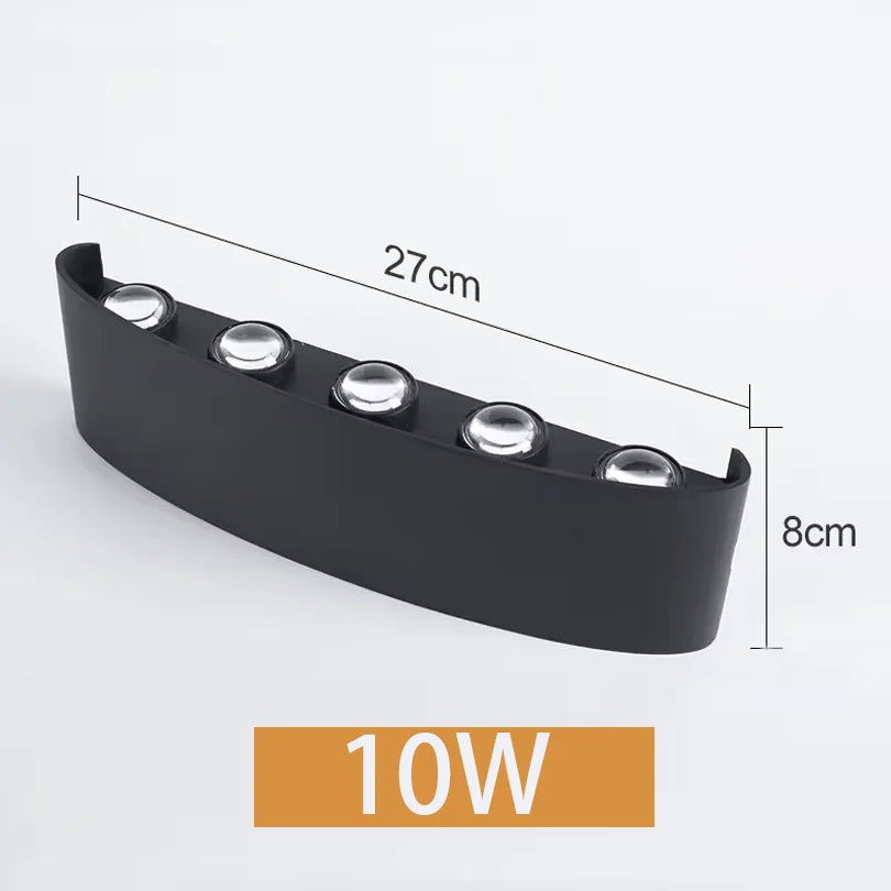 LED Wall Lamp 2W-10W, IP66 Waterproof, AC 85-265V