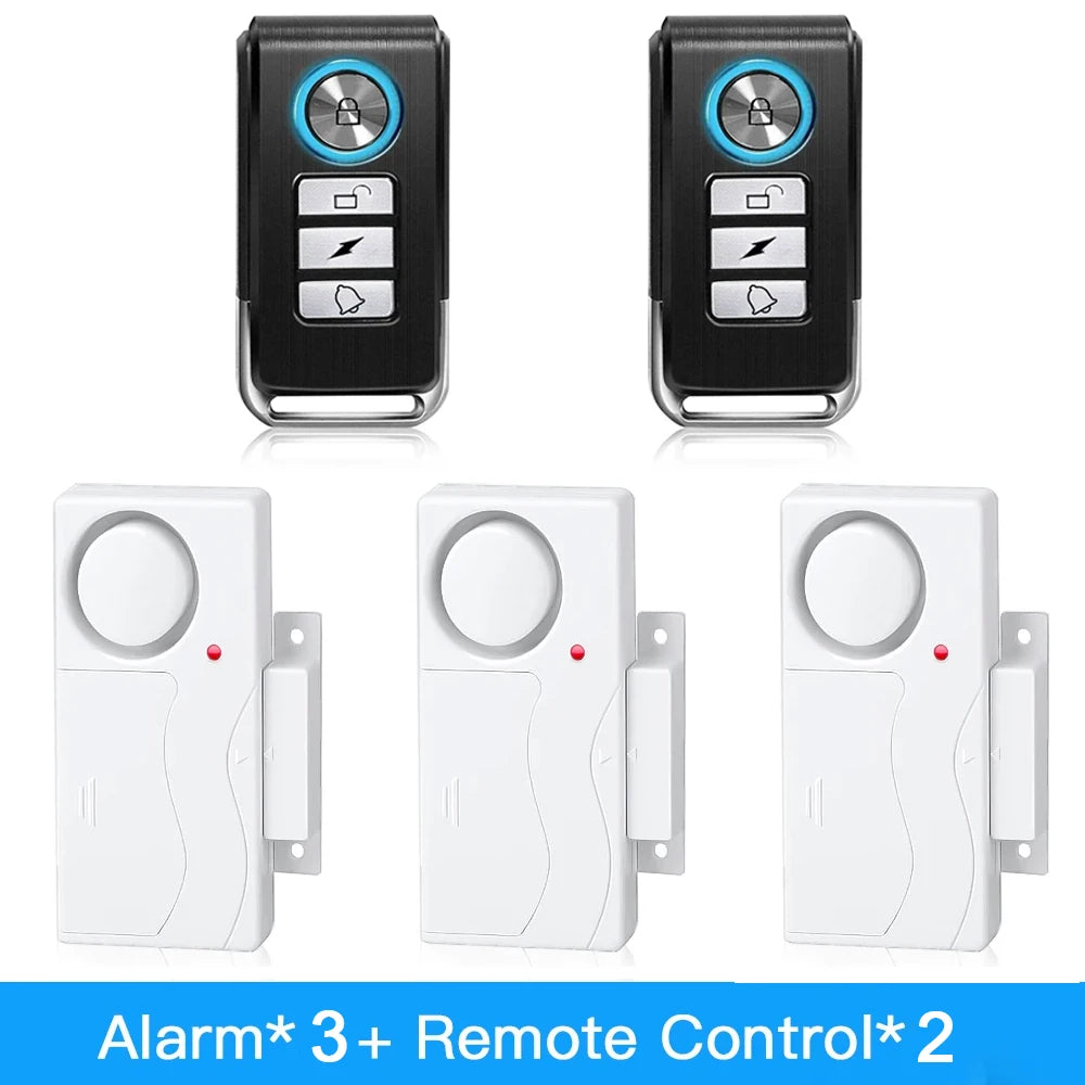 Wireless Door and Window Alarm - Remote Kit Options