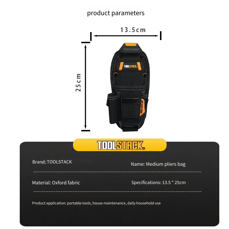 TOOLSTACK-Zangent Werkzeugtasche mit Schnellhaken