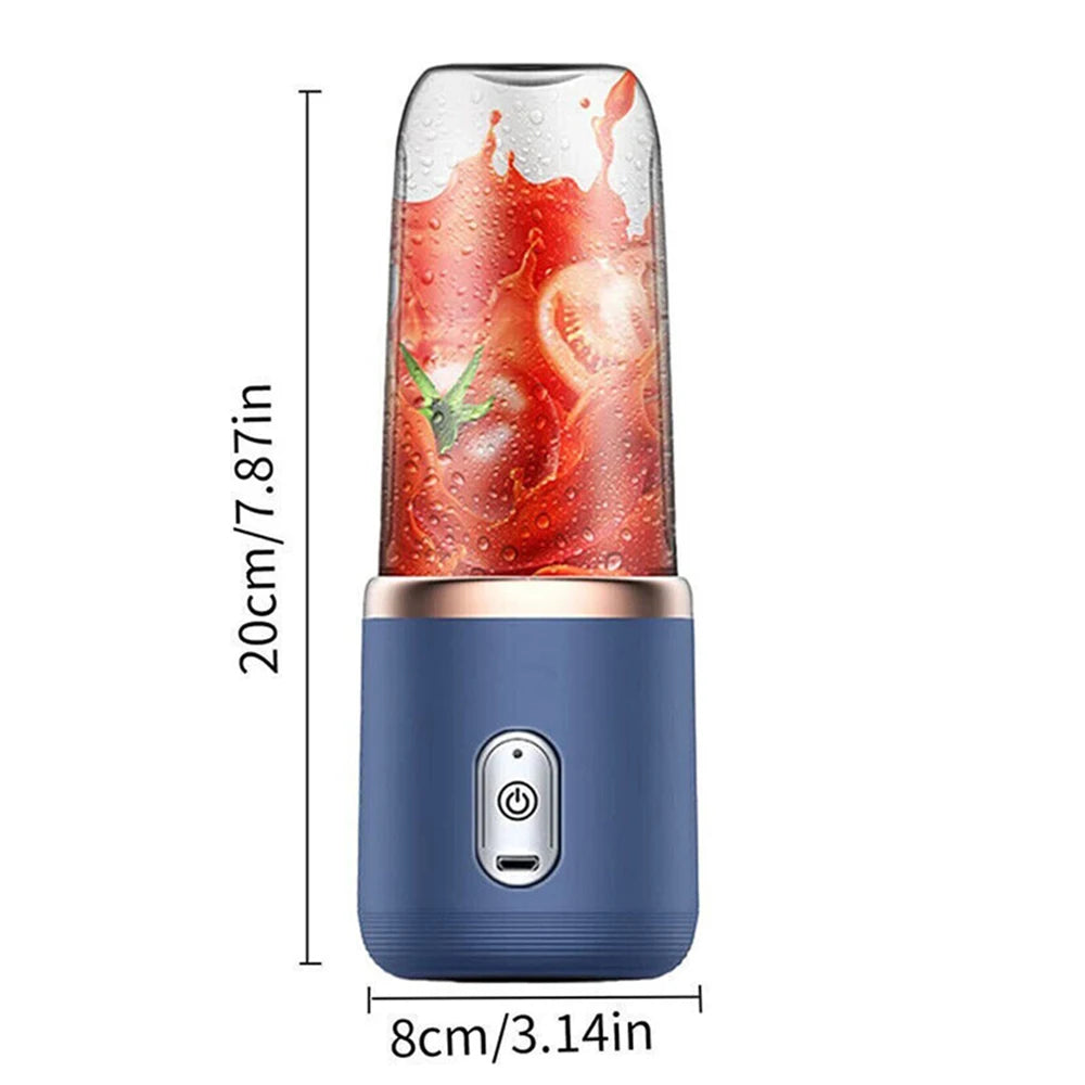 400ml Mini Blender Portable Smoothie Maker USB Rechargeable