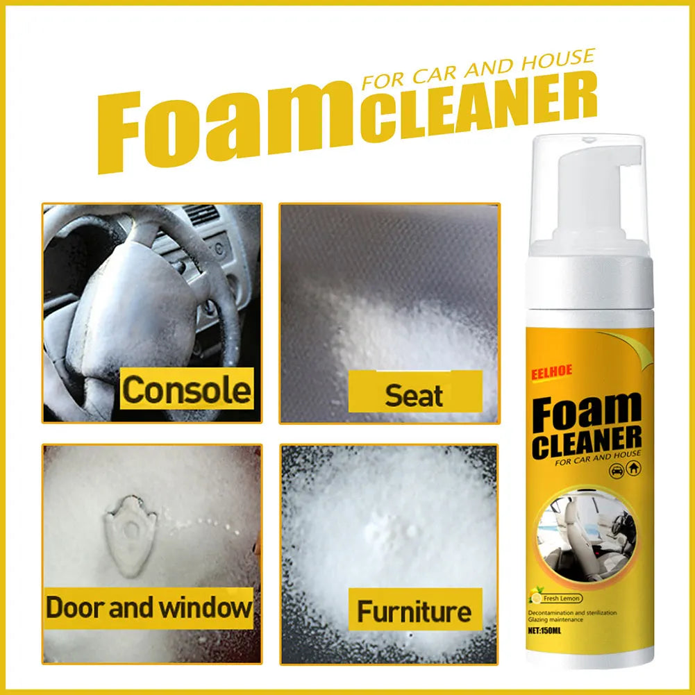 30/60/100/150ML Multi-Purpose Foam Cleaner Leather Clean Remover Spray Car Wash Auto Interior Household Cleaners Stain Removal