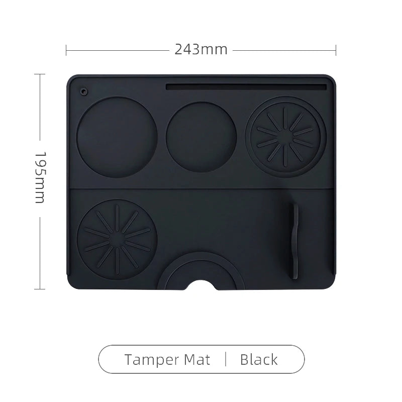 Disco de Compactação de Café Distribuidor Estação Porta-filtro Silicone Pad Espresso Maker Acessórios de Bar Cozinha Coffeeware The corner Barista Tools