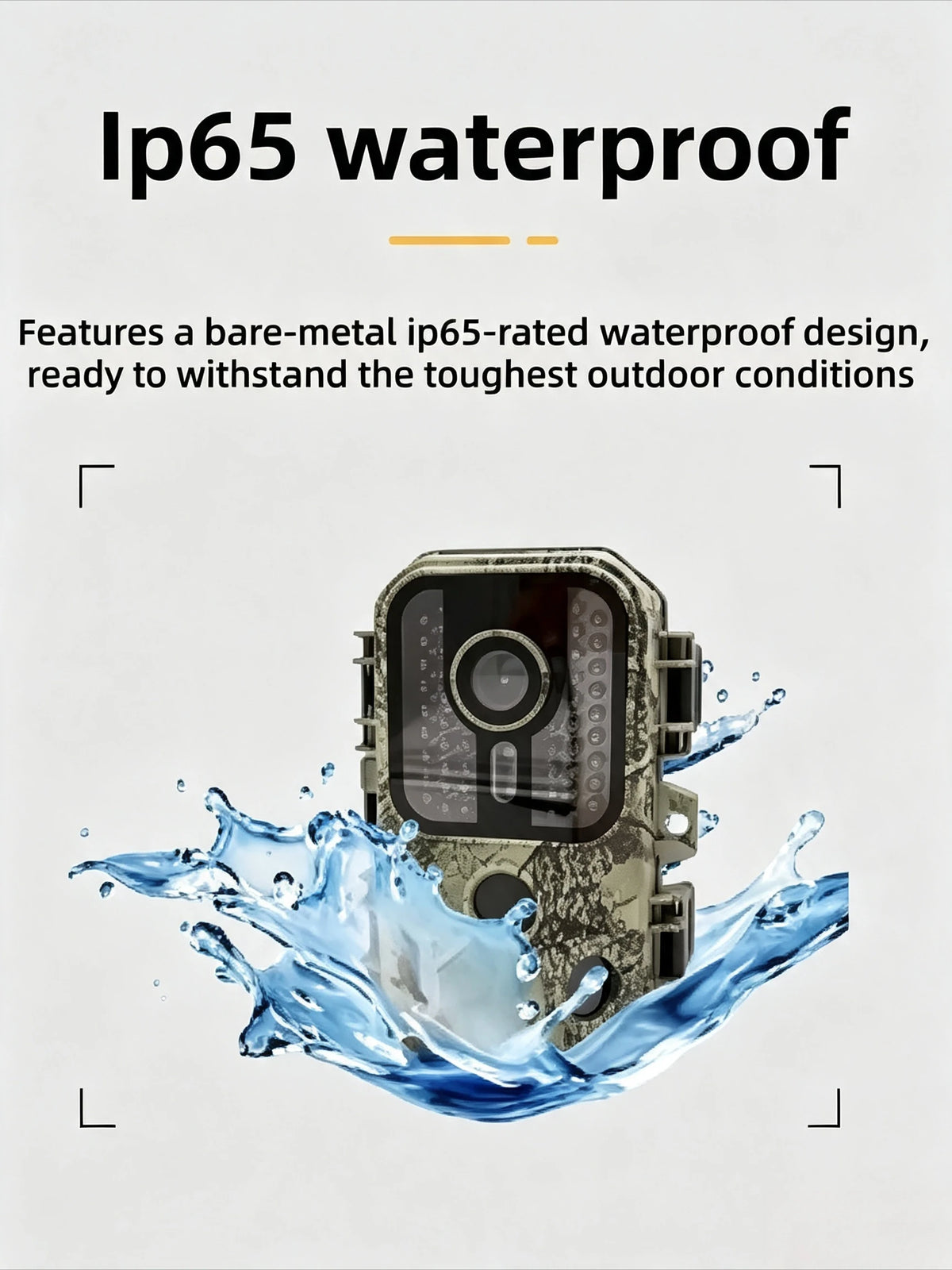 2.5K Hunting Trail Camera 24MP Infrared Night Vision Motion Activated CMOS Sensor Deer Scouting Wildlife Tracking Security