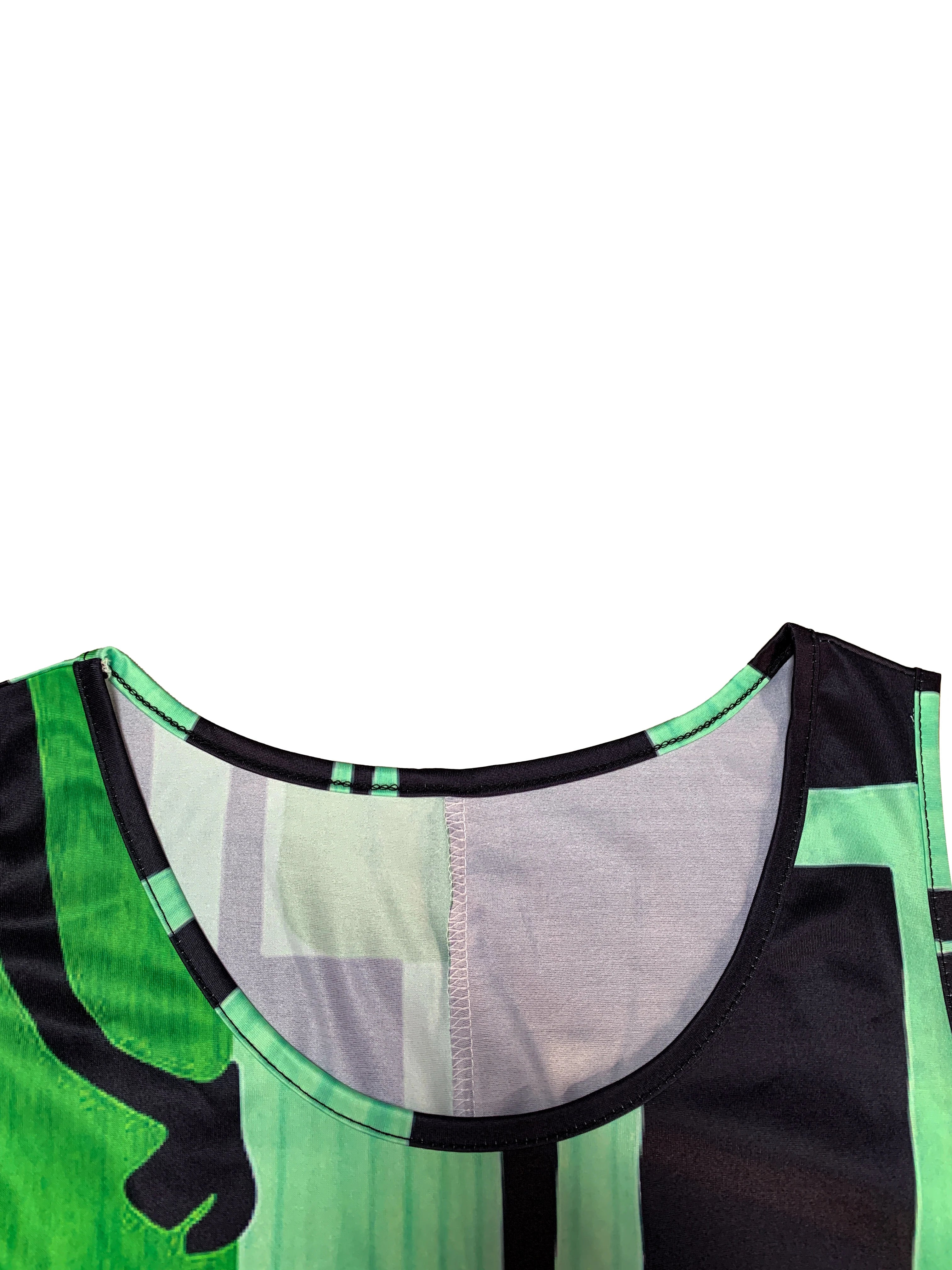 Spring&Summer Women's Geometric Pattern Sleeveless Dress For Summer Vacation,dresses for women summer,Women Bohemia Midi Dresses