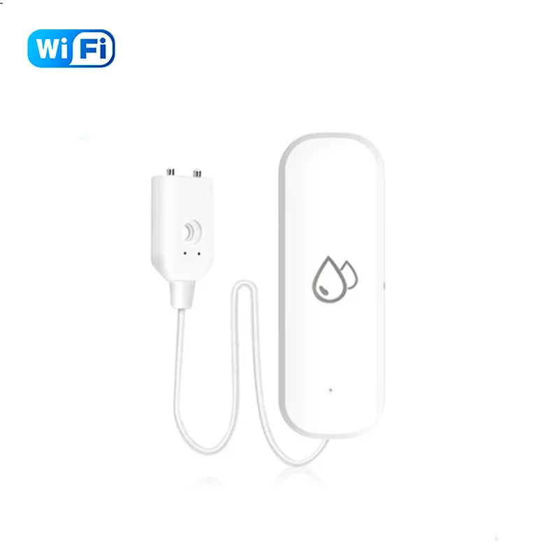 Tuya WiFi-vattenläckagesensor, larm vid översvämning och vattenläckage, smart hemautomation, säkerhetsskydd för bostäder, Smart Life-app