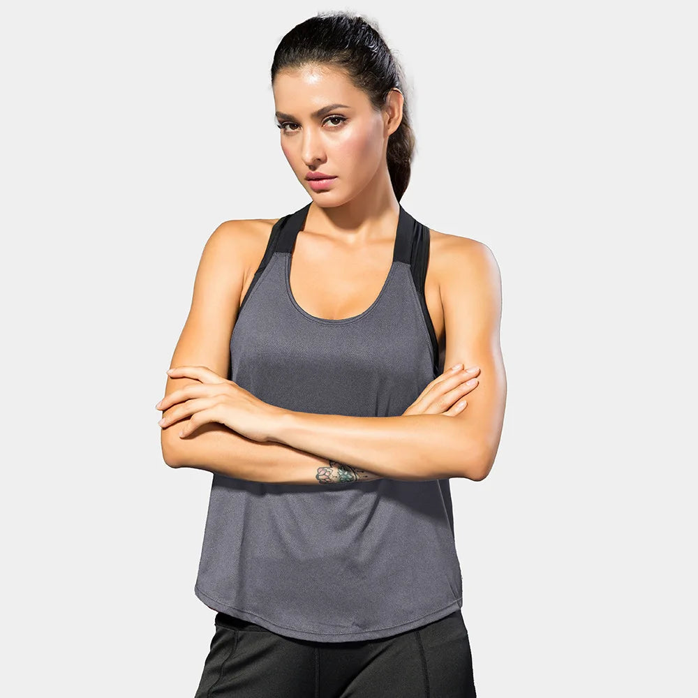 Dames trainingstanktop met mouwloos model