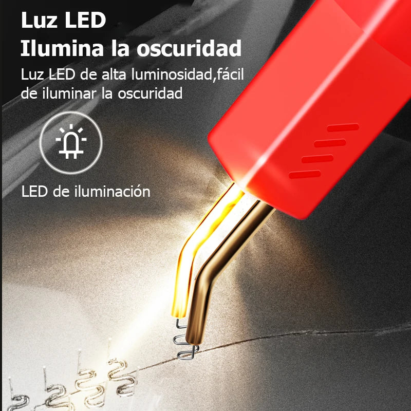 Saldatore a plastica con pistola termica per riparazione paraurti kit torcia