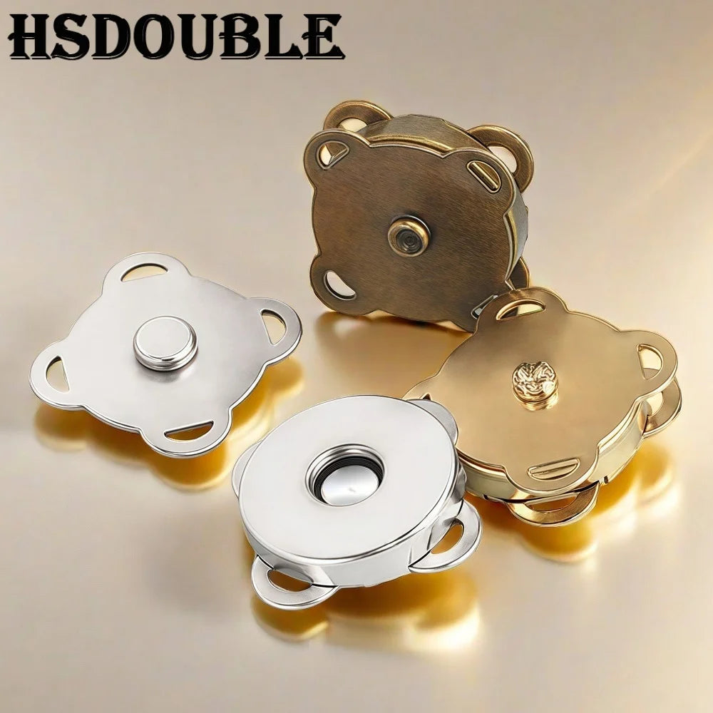 10 kusov kovových magnetických sponiek Nažaby Spony Gombíky pre Kabelku Kabelku Peňaženku Odevy Tašku DIY Remeslá Šitie Doplnky