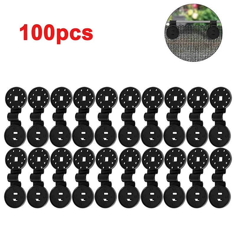 Klemmen voor schaduwdoek en netten, 100 stuks