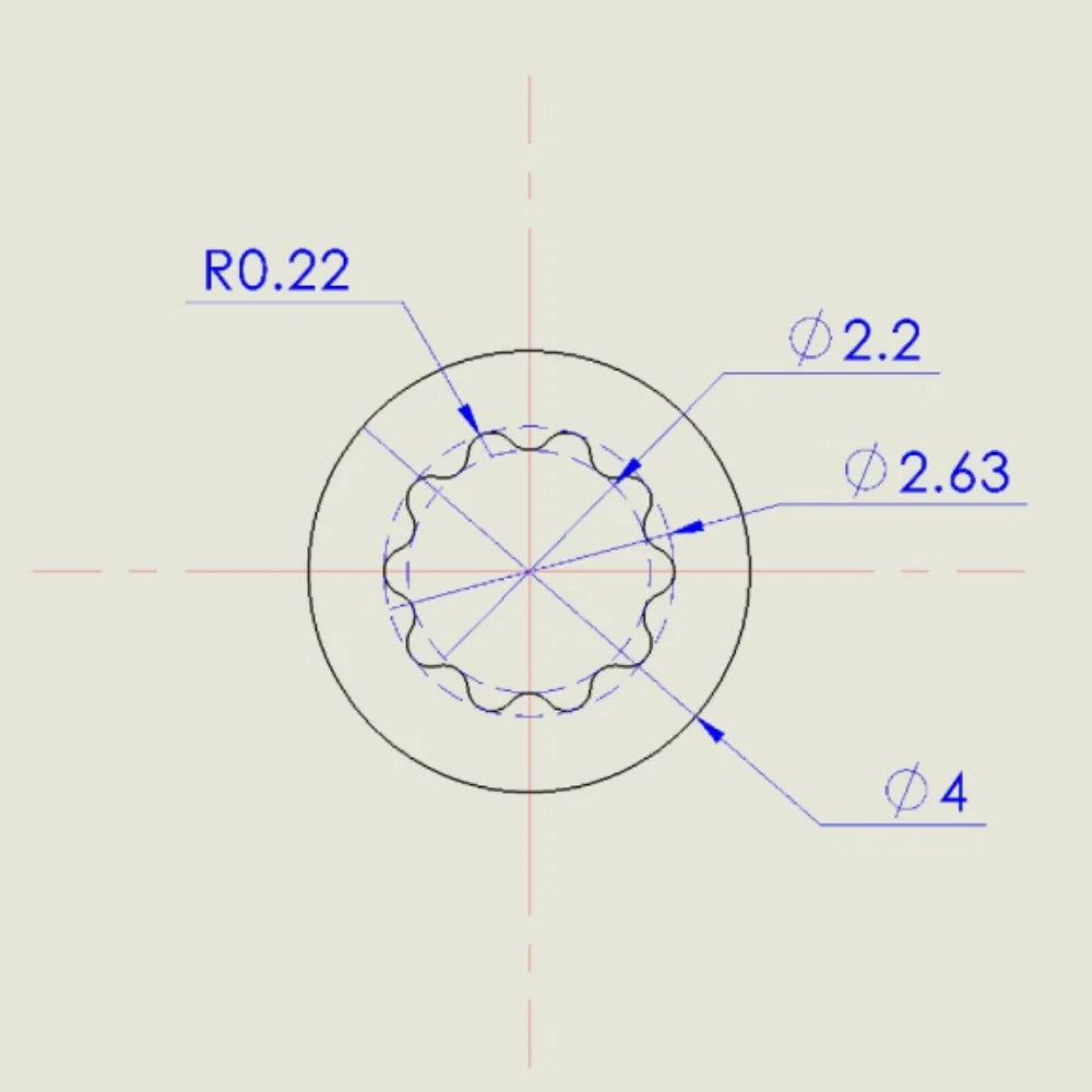 Upgraded Low-Resistance Star Shaped Materials PTFE Tube4mm OD Teflonto Ultra-Smooth Flow DIY 3D PrinterFor BambuLab AMS Creality