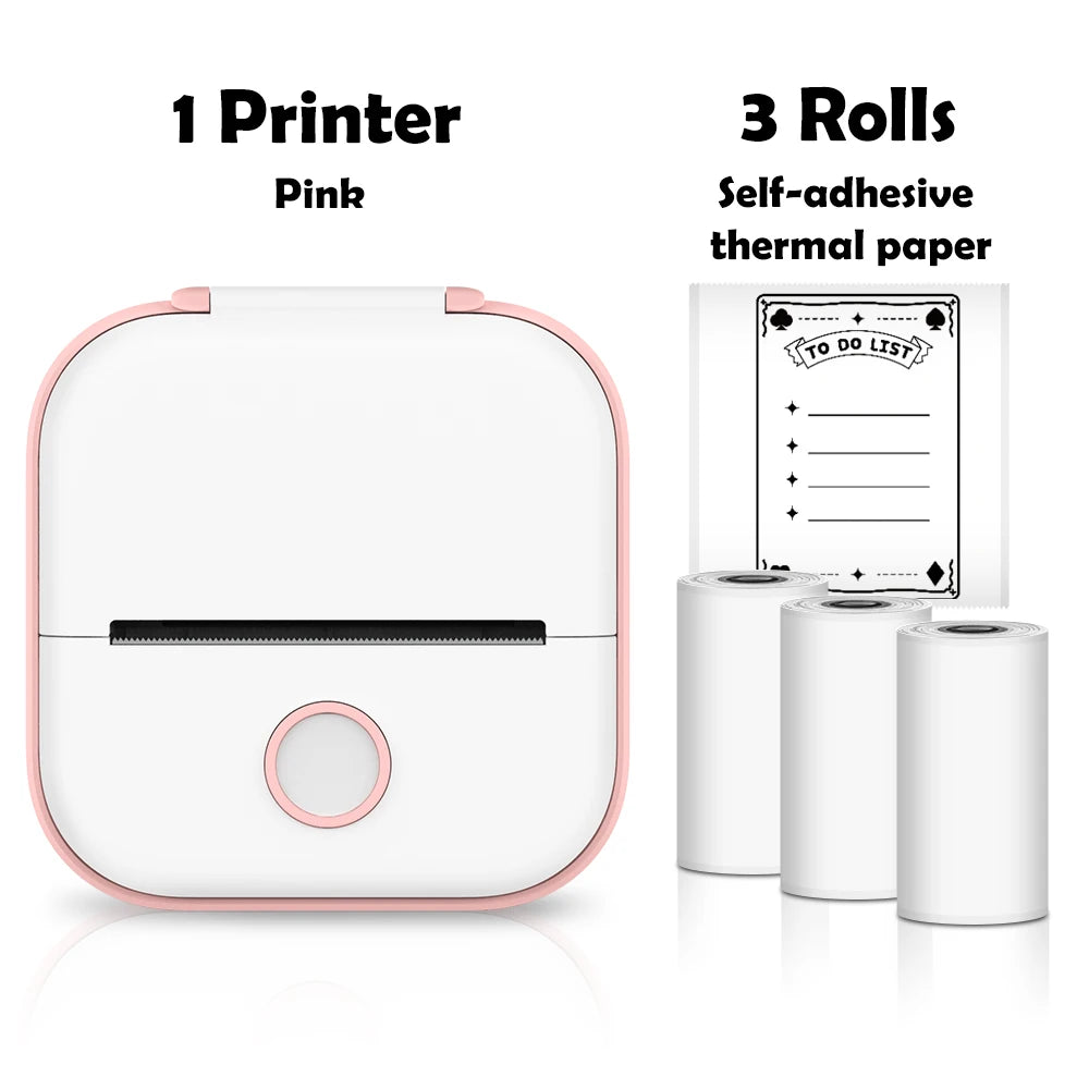 Mini drukarka termiczna Bluetooth Phomemo T02, 53 mm