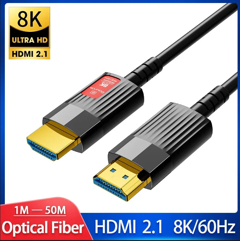 Directional Fibre-Optic HDMI Cable, Multiple Lengths