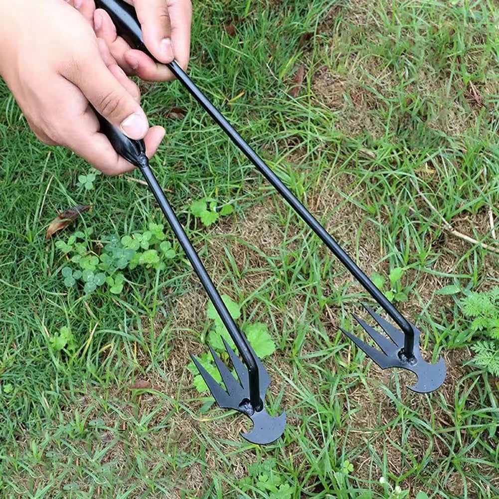 2-in-1 Garden Hoe and Cultivator with Long Handle