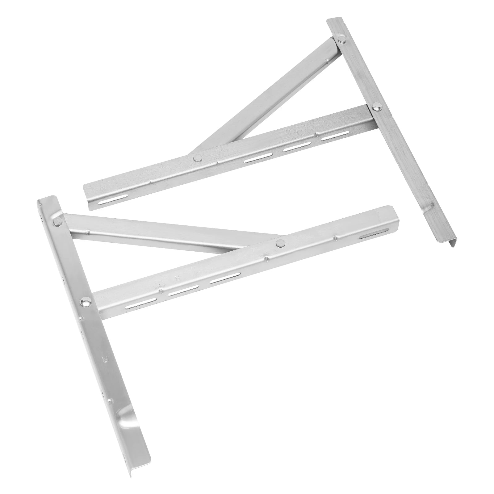 Set staffa per condizionatore da parete, acciaio inox resistente, capacità 440 libbre