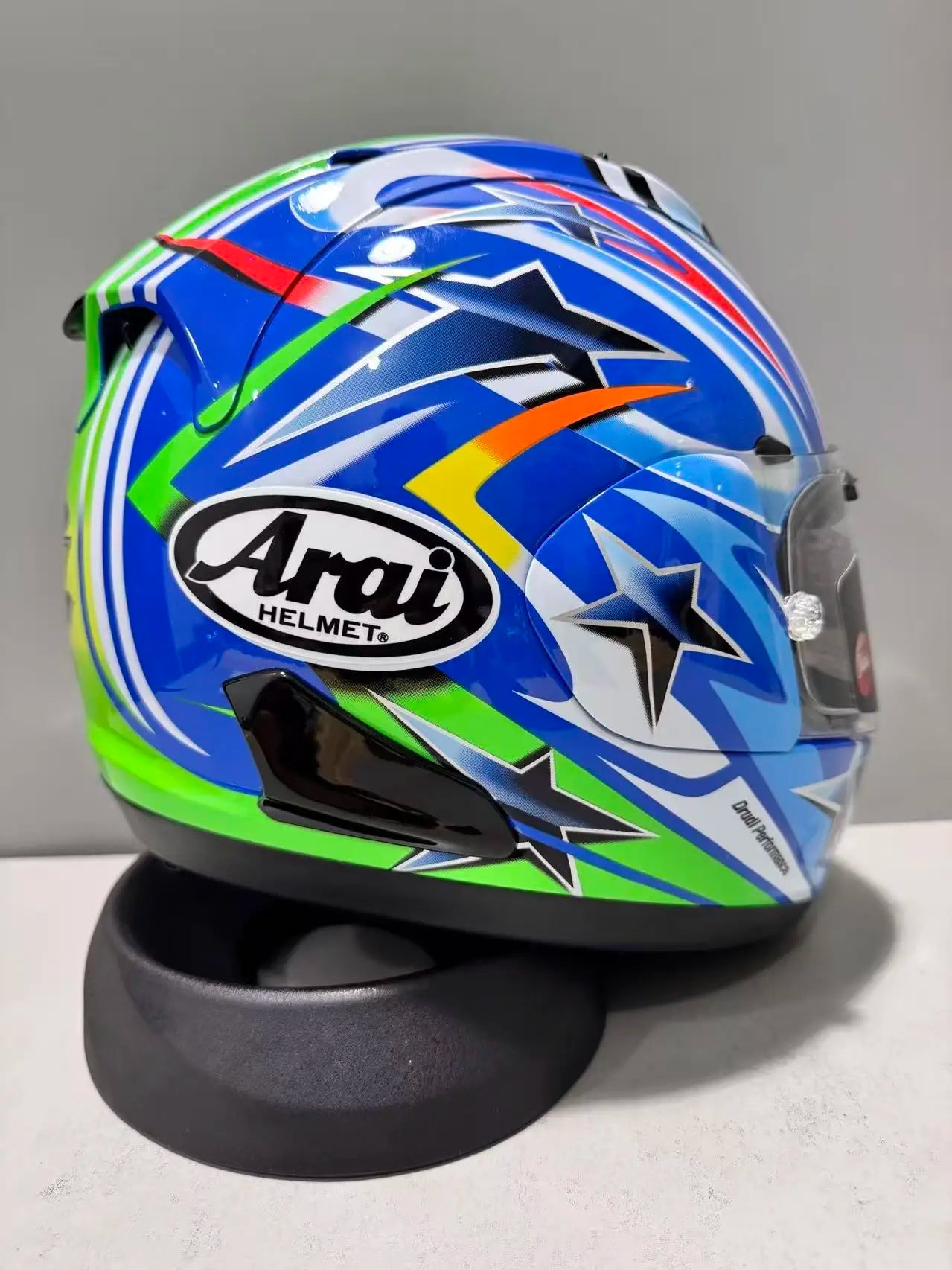 Arai Full Face Motorcycle Helmet RX7X Jian Nakano Green