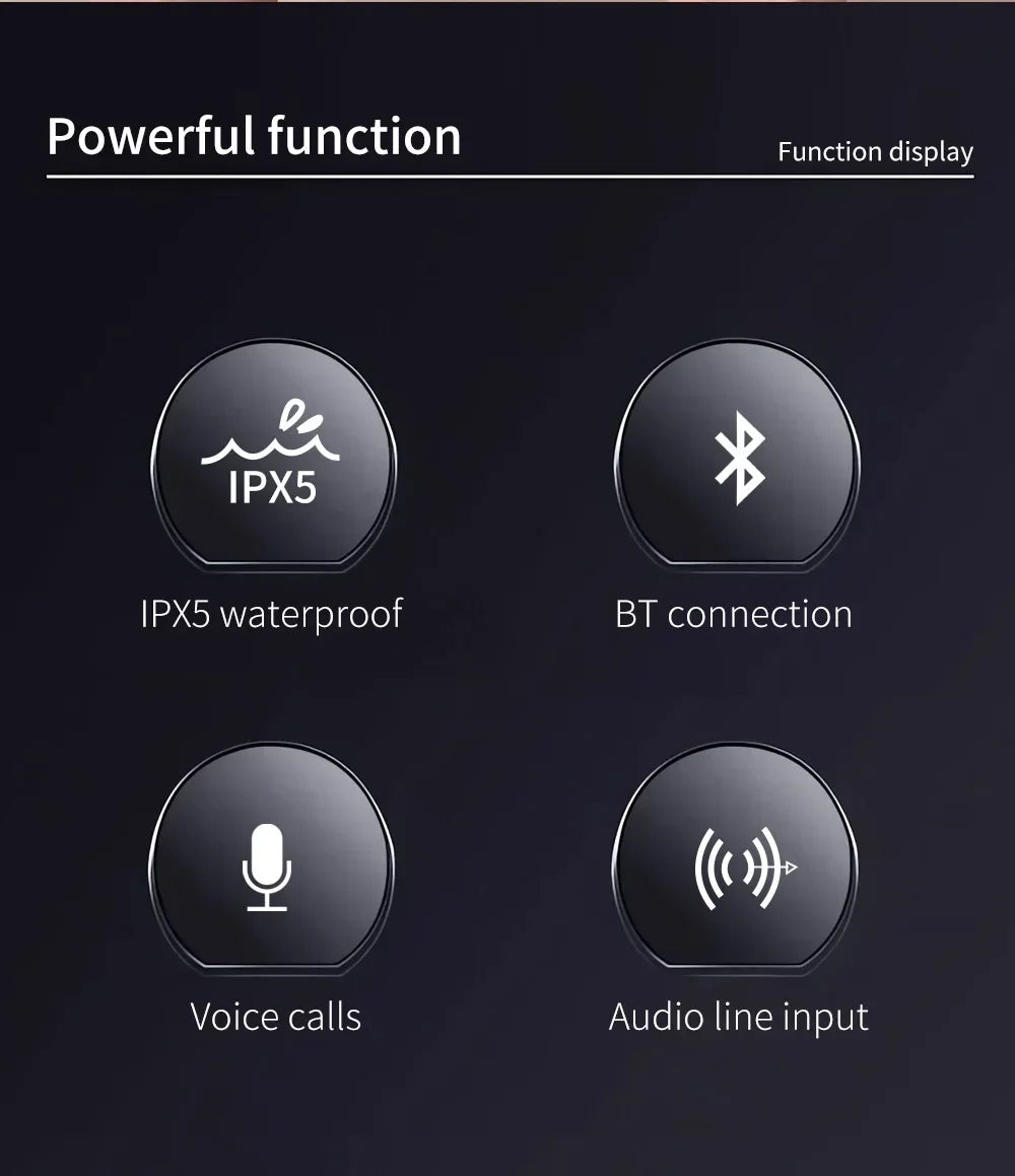 Speaker TG506 Portable Mini Wireless Soundbar Bluetooth 5.0 Outdoor Indoor HIFI Loudspeaker Support TF Card FM Radio Waterproof