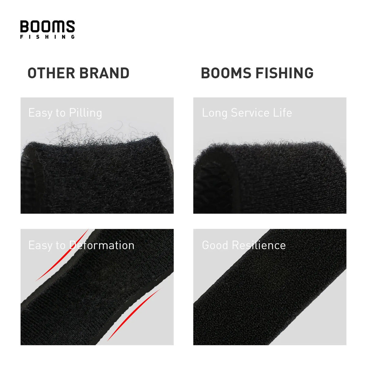 Booms Fishing Bandas de amarre RS3 para caña
