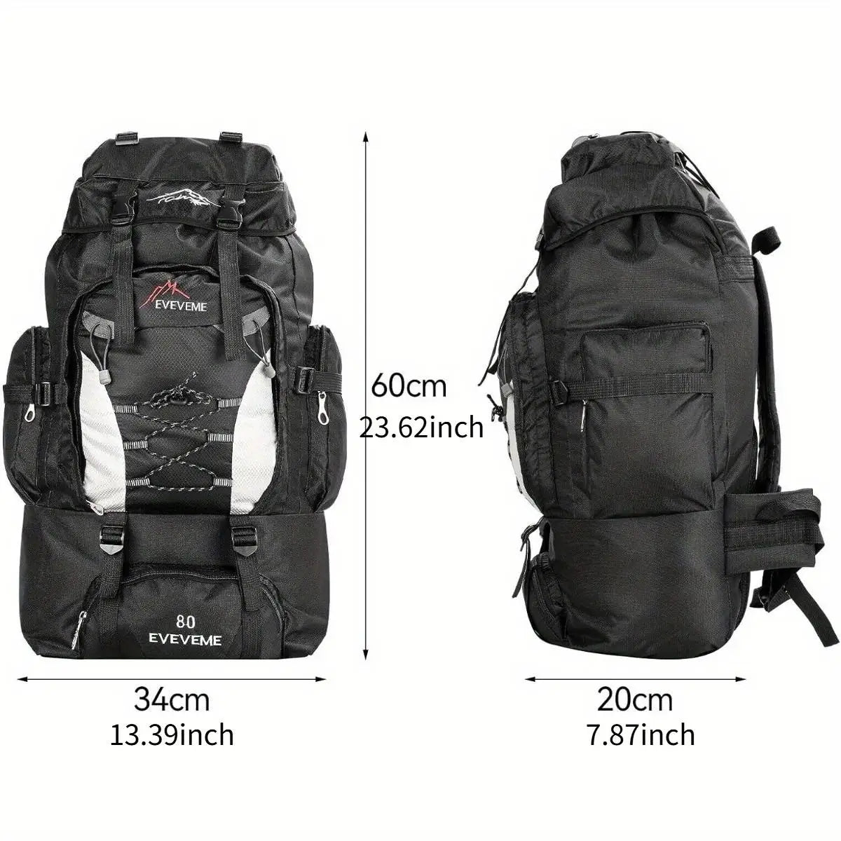 70L Outdoor Sports Backpack for Hiking, Camping and Travel