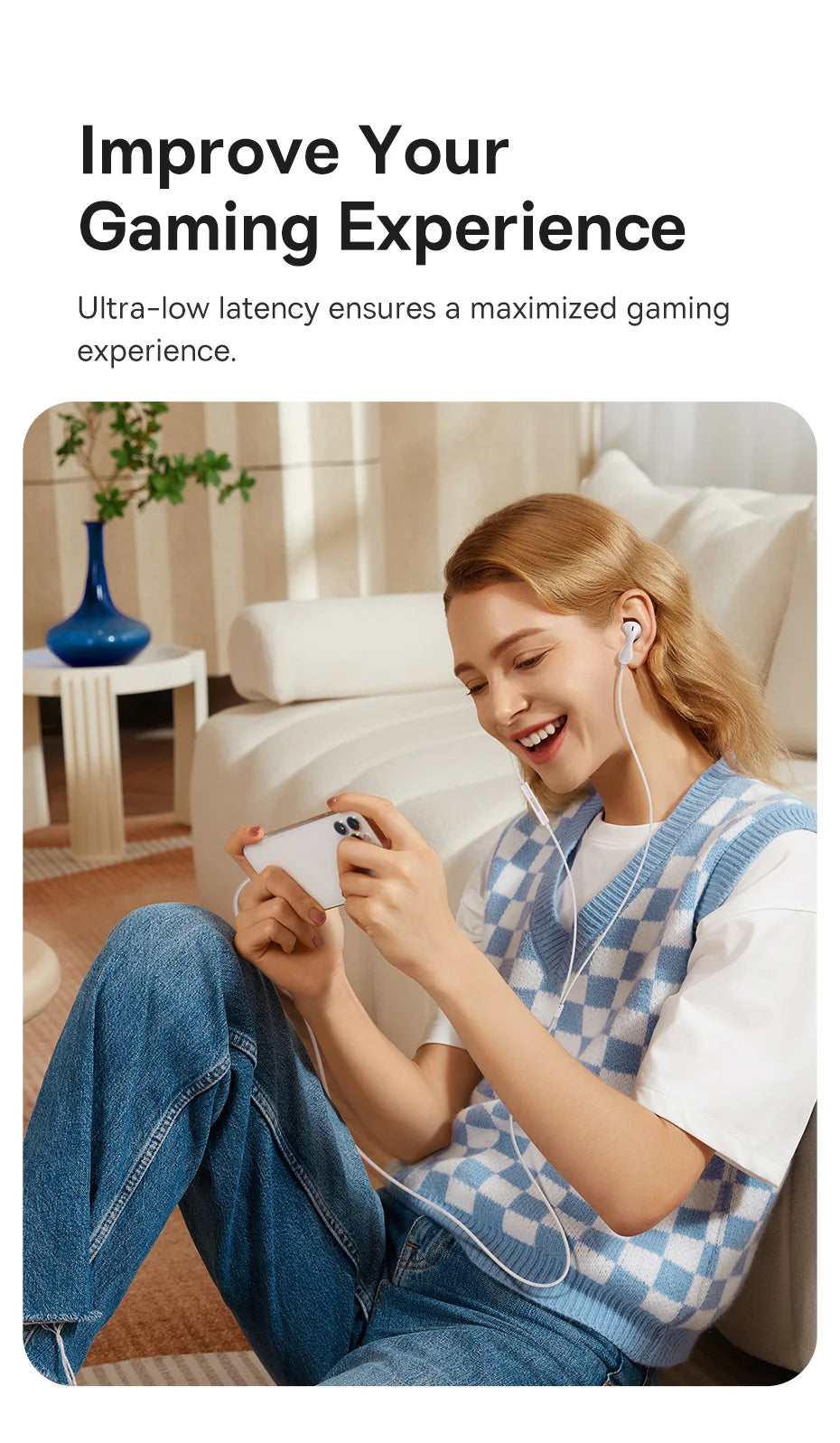 Słuchawki przewodowe Baseus Encok CZ20/HZ20 z dźwiękiem Hi-Res i mikrofonem