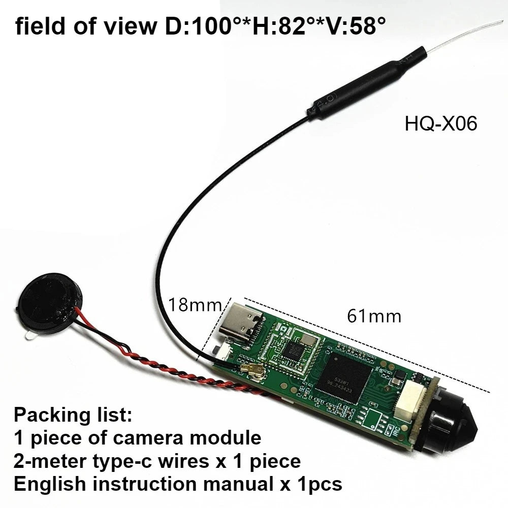 HD WiFi mini kamera modul