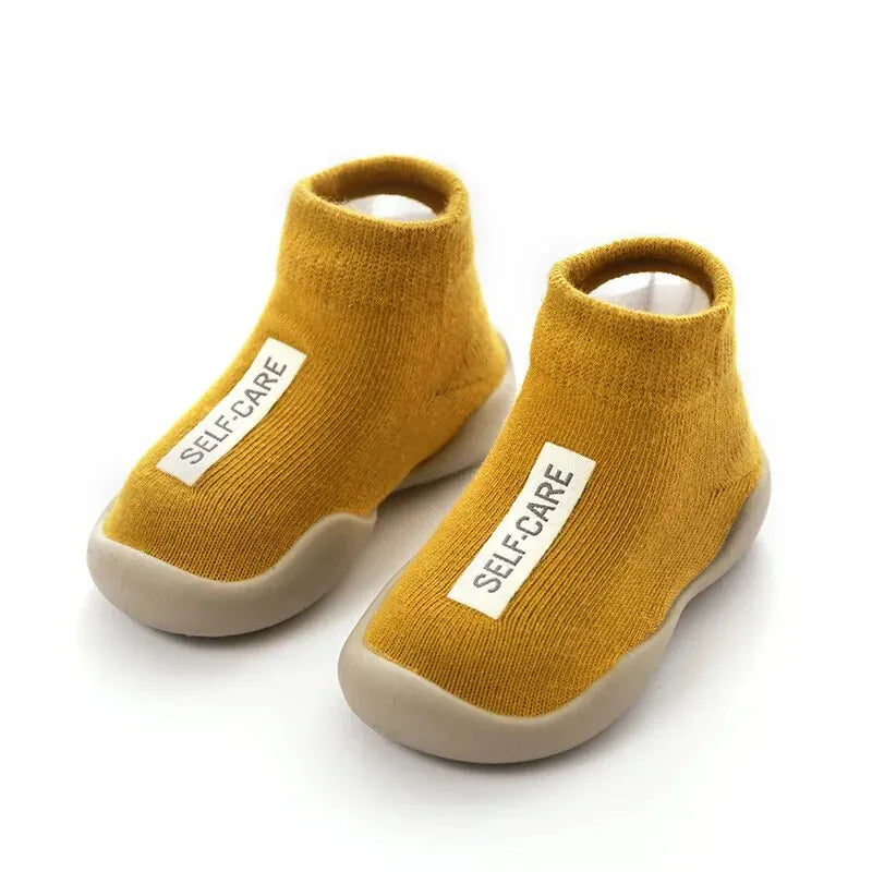 Soft Sole Baby Shoes for First Walkers Knit Booties