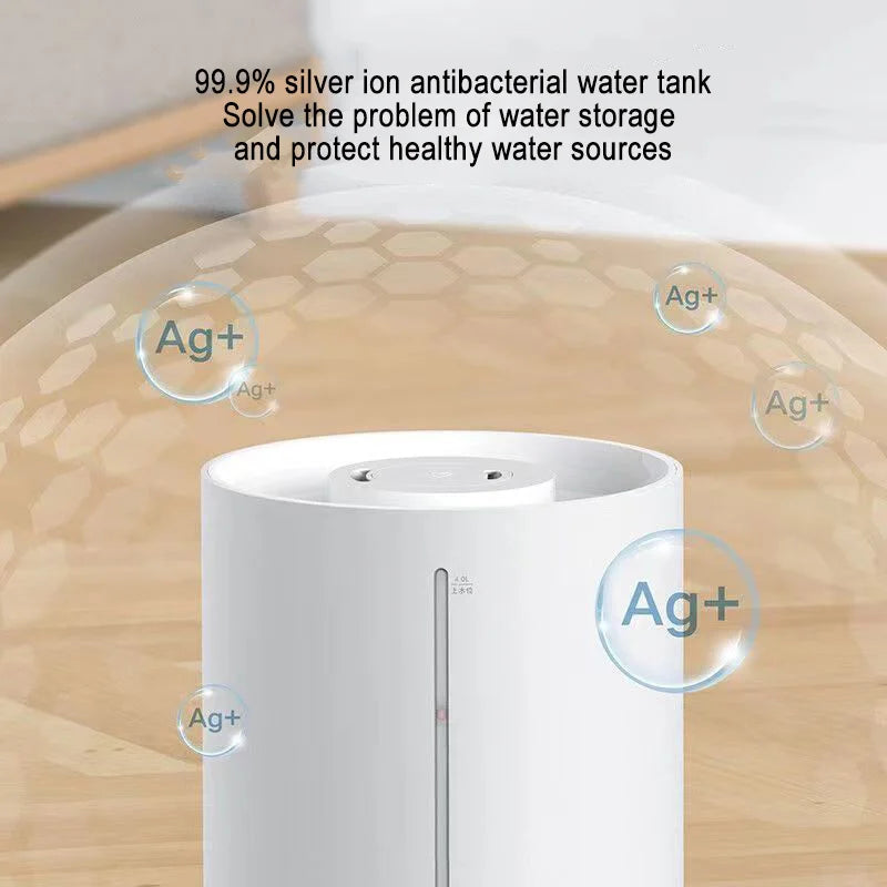 Xiaomi Luftfuktare 2 4L Tyst Dimma Luftfuktighetskontroll 300mL/h