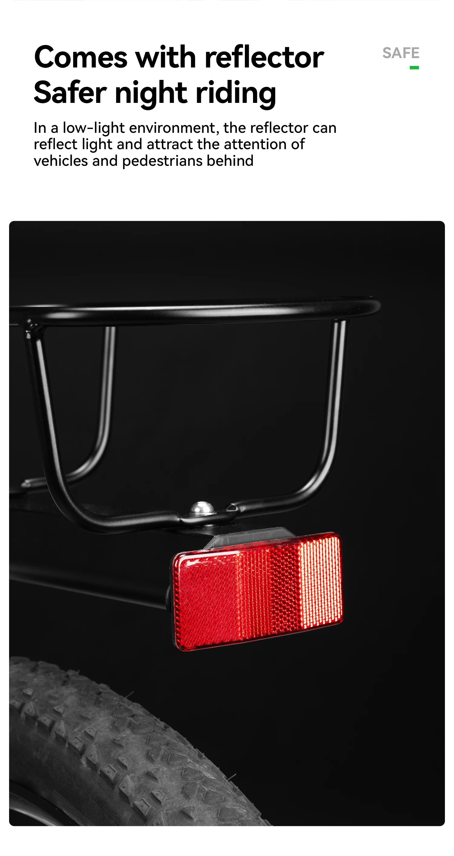 Aluminum Bike Rear Rack Carrier Shelf for Extra Storage on Rides