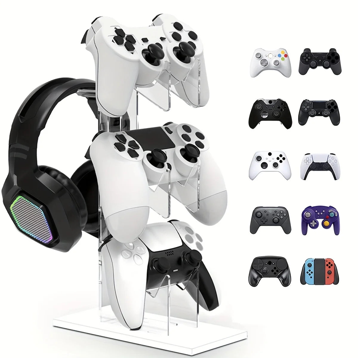 Three-Tier Controller and Headphone Stand
