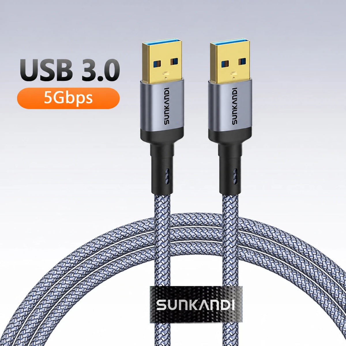 USB-A to USB-A Male-to-Male Cable