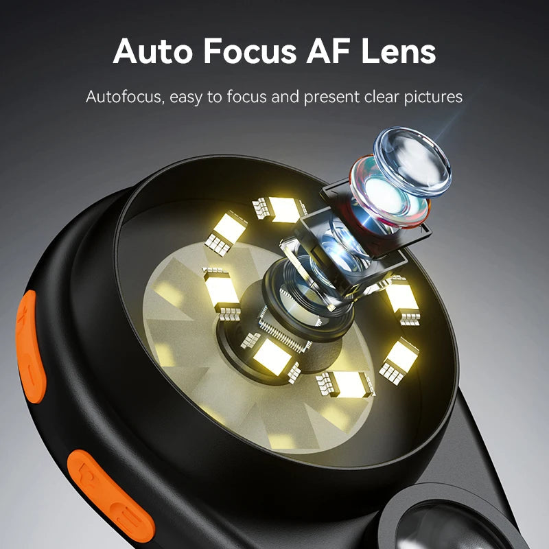 2.0inch 500X Digital Microscope 1080P Video Coin Microscopio with Magnifying Glass Wiht 8Leds for Electronics Repair Windows/Mac