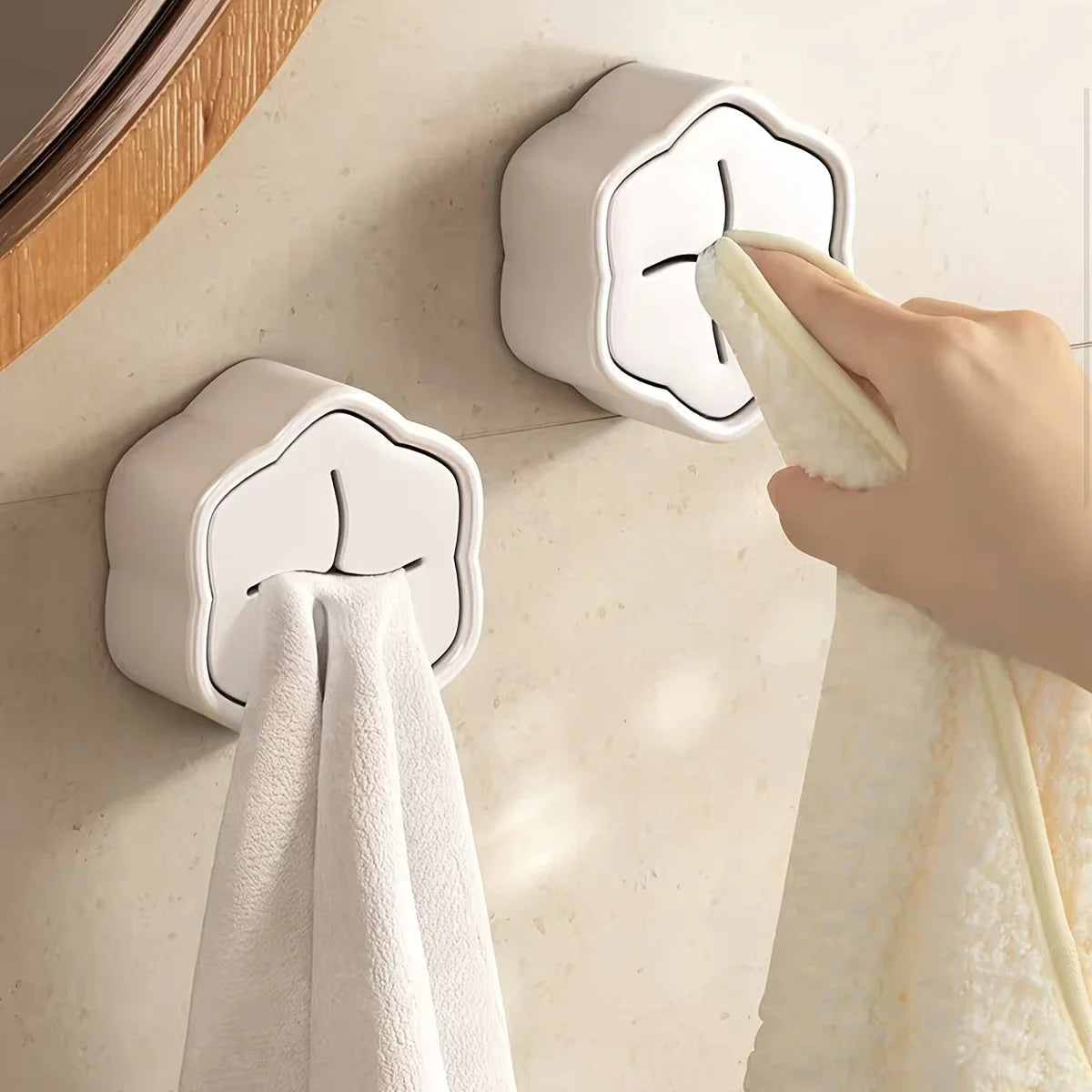 Push-In Towel Holders, 2 or 4 Pack
