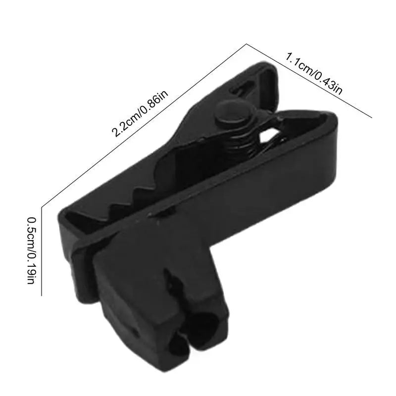 Lavalier Microphone Lapel Clips 6pcs Metal Microphone Clamp For Lapel Portable Metal Mic Clamp For Recording Classroom Lectures