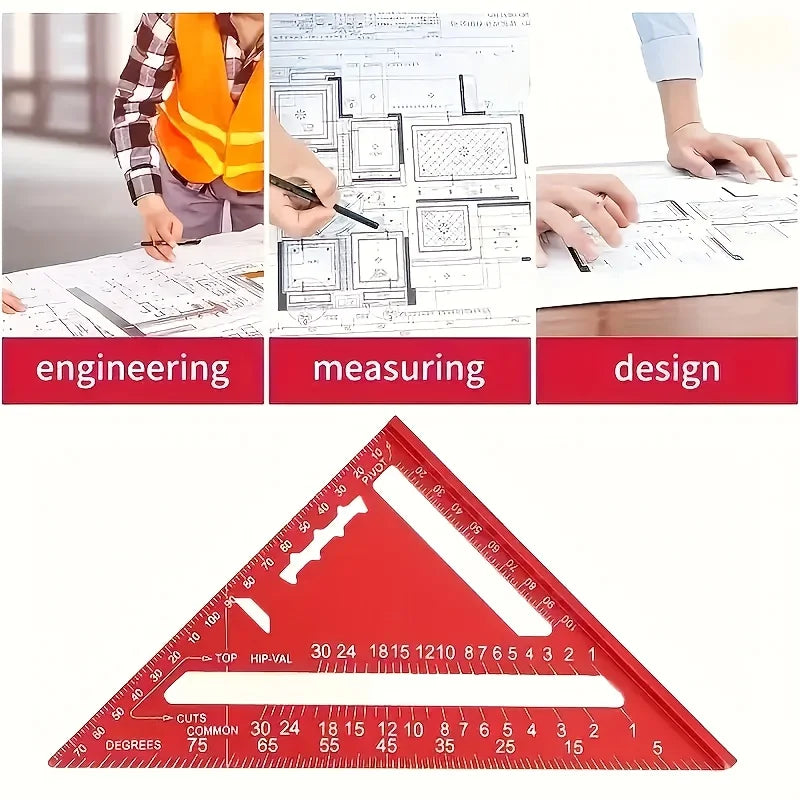 Aluminium Triangular Woodworking Square